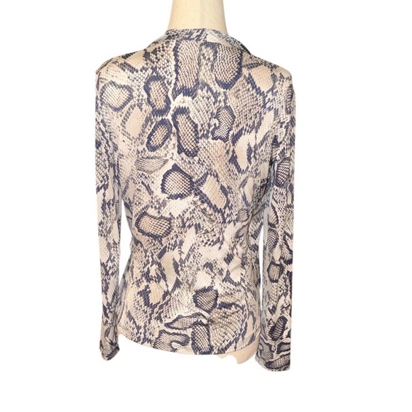 Clara Sun Woo Butter Knit Long Sleeve Crossover Faux Wrap Top - Picture 2 of 6